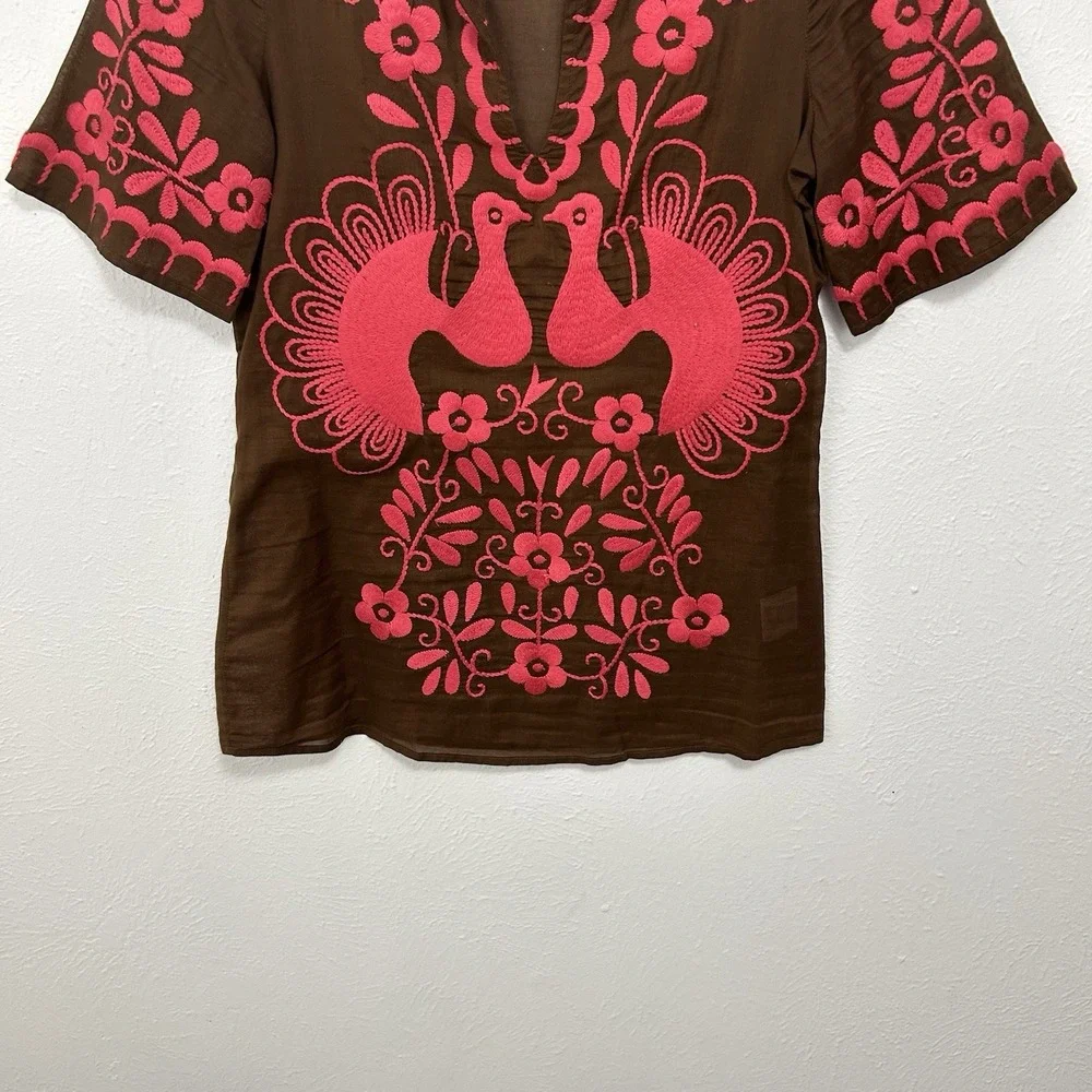 Tory Burch boho peacocks
